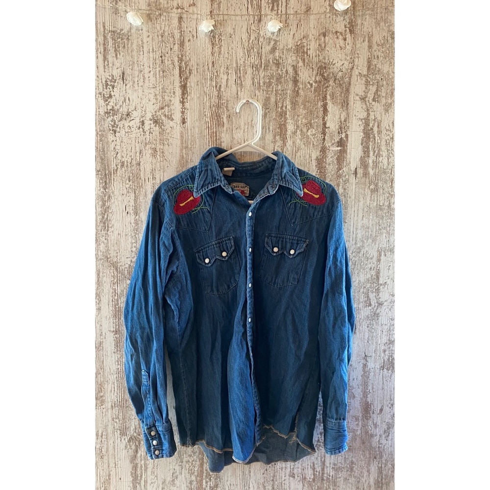 Vintage Washington Dee Cee denim long sleeve shirt